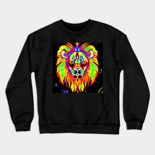 The Lion Dark Rainbow Crewneck Sweatshirt